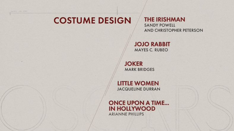 Oscary 2020: kostiumy