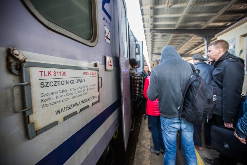 Remont trasy kolejowej Poznań-Warszawa