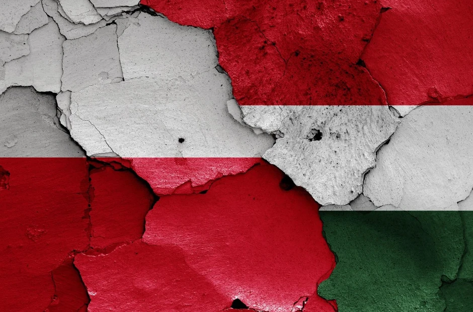 Zastave Mađarske i Poljske