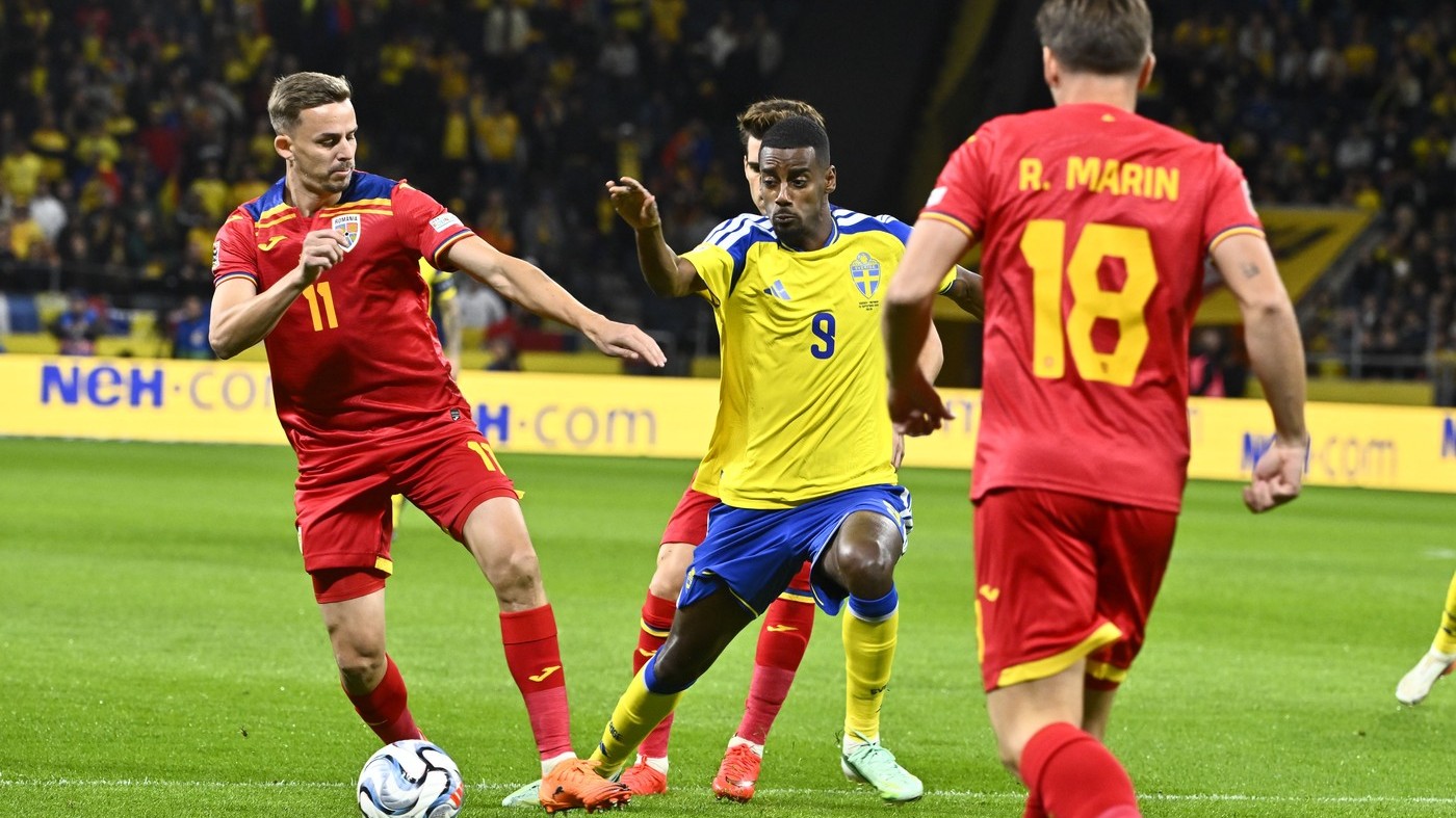 Suedia a învins România cu 2-1 în Liga Națiunilor. Joc curajos al tricolorilor, dar suedezii ne-au fost superiori