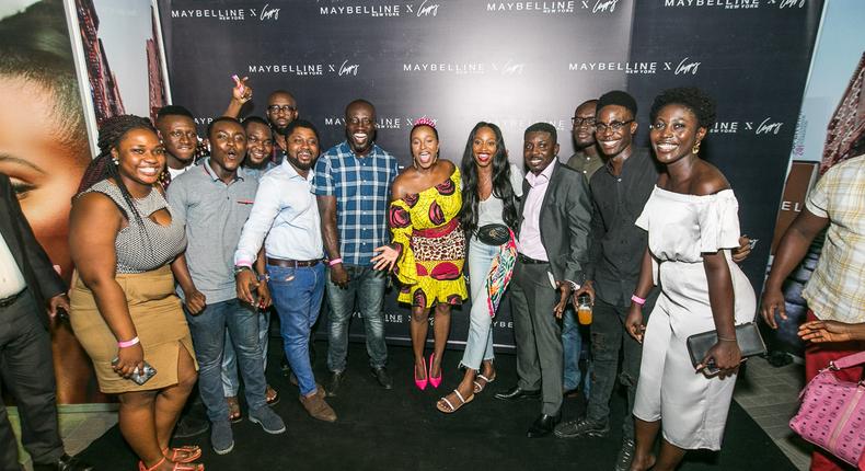 Maybelline and DJ Cuppy light up Accra with an exciting makeup event