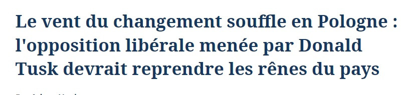 "Le Figaro" o wyborach w Polsce