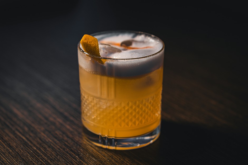 Whiskey Hot Honey Sour