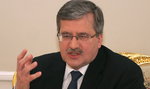 Bronisław Komorowski proponuje "gwiezdne wojny"