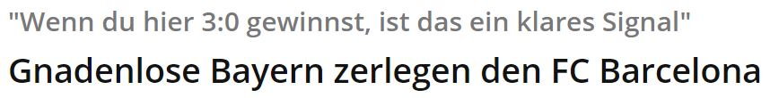 "Bezlitosny Bayern demoluje Barcelonę"