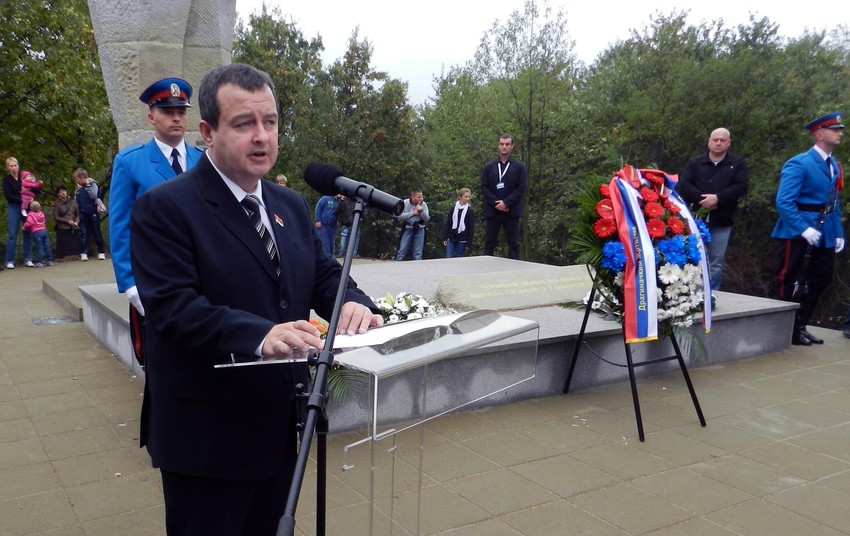 Ivica Dačić juče u Dragincu