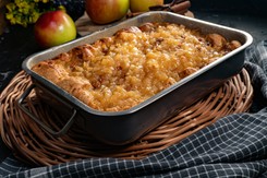 Szarlotka 'trzy szklanki'. Bez zagniatania i bałaganu w kuchni