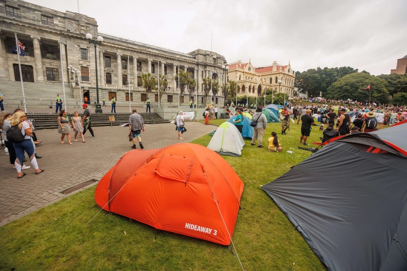 Protesty w Nowej Zelandii