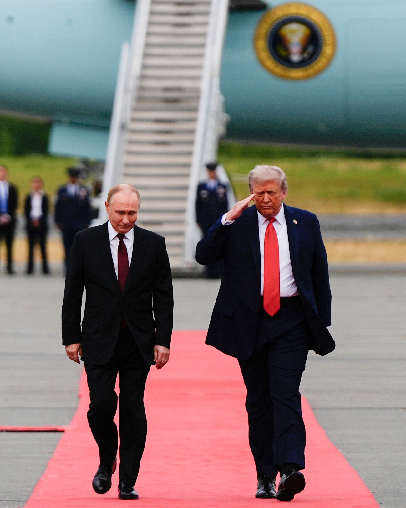 Vladimir Putin a Donald Trump.