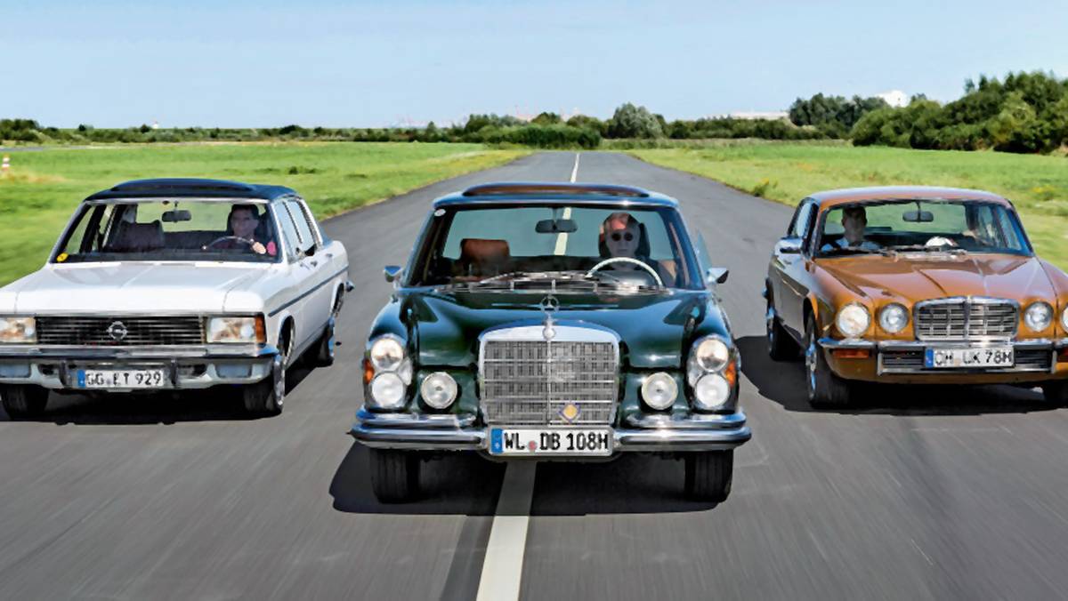 Klasyki dla wymagających - Opel Admiral kontra Mercedes 280S i Jaguar XJ6