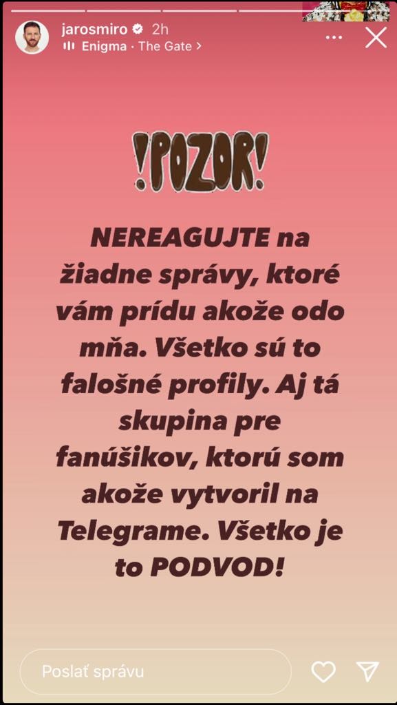 Miro musel opäť zasiahnuť.