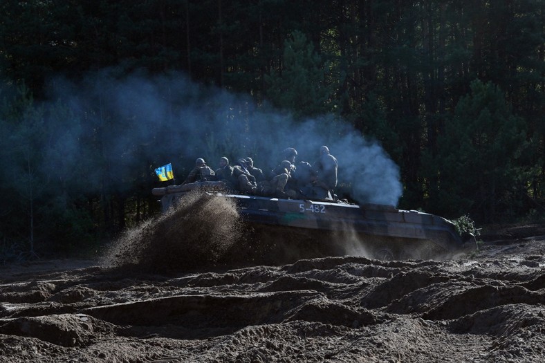 Training of Ukrainian soldiers.  October 13, 2023