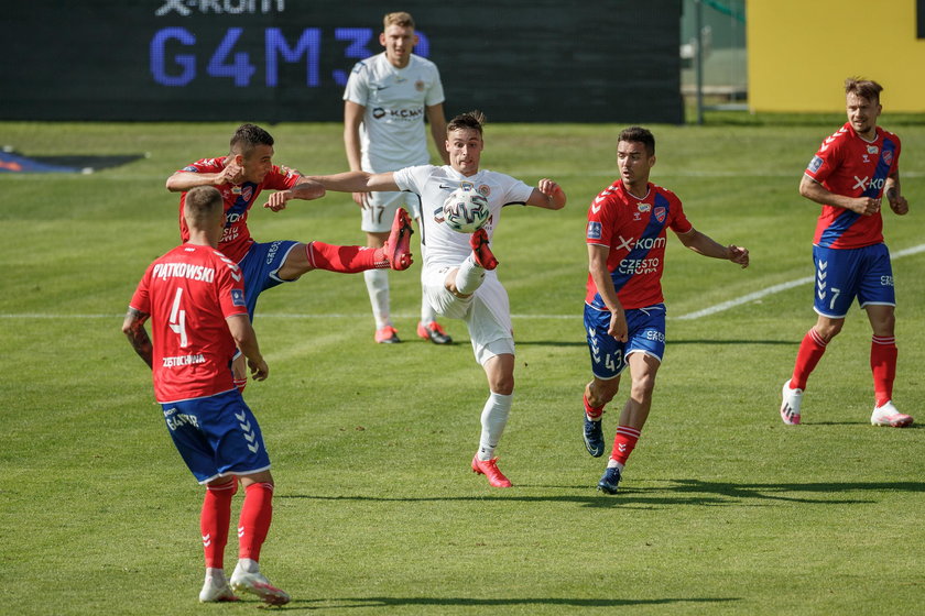 04.07.2020 RKS RAKOW CZESTOCHOWA - KGHM ZAGLEBIE LUBIN PKO BANK POLSKI EKSTRAKLASA PILKA NOZNA