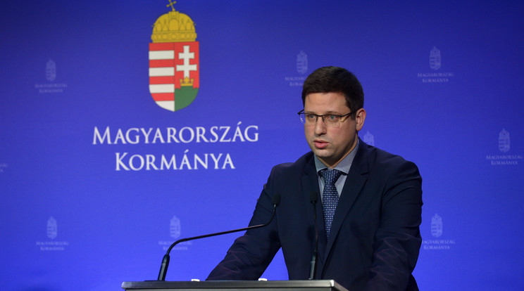 Gulyás Gergely, a Miniszterelnökséget vezető miniszter a/ Fotó: MTI/Kovács Attila