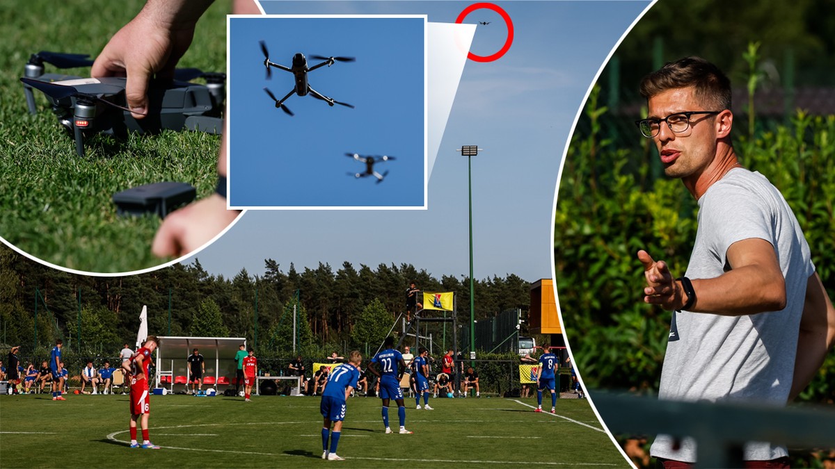 Dron, pościg i kompromitacja. Arka Gdynia przyłapana na gorącym uczynku!