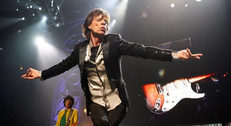 Mick Jagger of the Rolling Stones band.