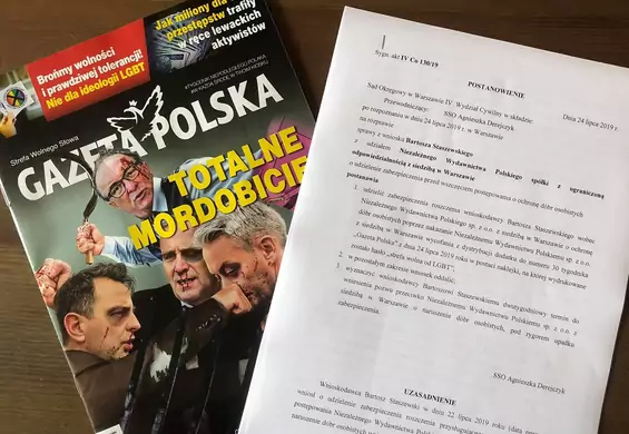 Nie będzie homofobicznych naklejek Gazety Polskiej. Jest postanowienie sądu