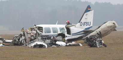 Katastrofa lotnicza w Zielonej Górze. Nie żyje pilot