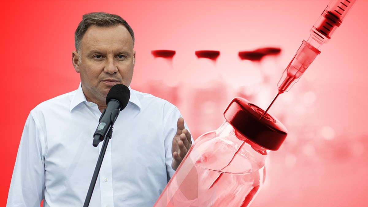 Wybory prezydenckie 2020. Andrzej Duda i Szczepionki