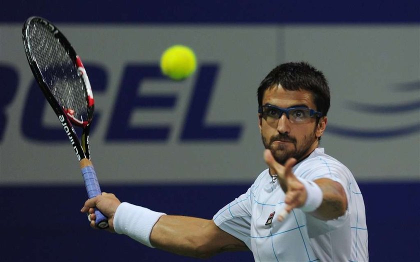 Janko Tipsarevic z żoną Biljana Tipsarevic