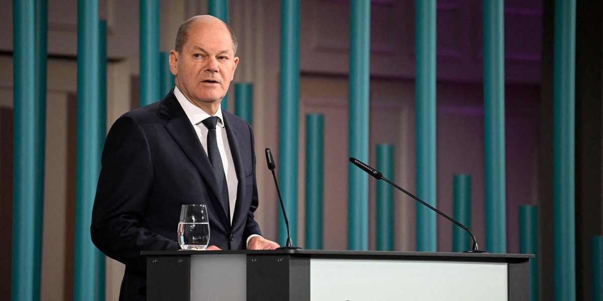 Kanclerz Niemiec Olaf Scholz.