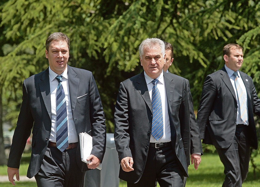 Aleksandar Vučić i Tomislav Nikolić