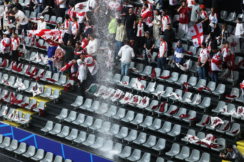 Zamieszki na meczu Euro 2024. Turcy i Gruzini bili się na trybunach