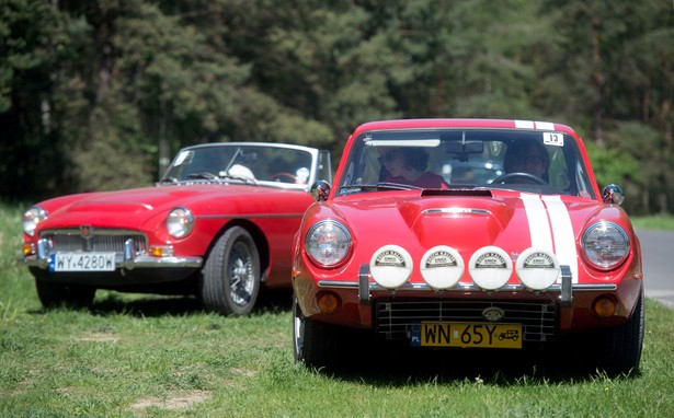 MG Cabrio, Saab Sonett V4 Fot. (zuz) PAP/Grzegorz Michałowski