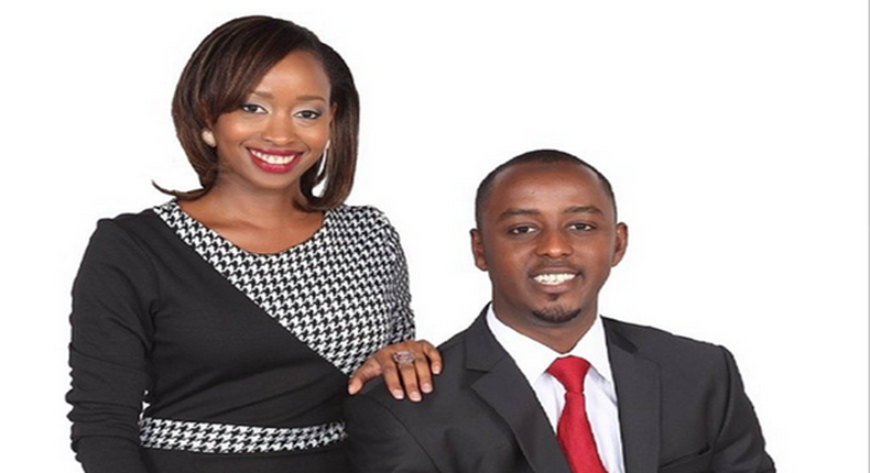 ex-Citizen TV news anchors Janet Mbugua and Hussein Mohamed