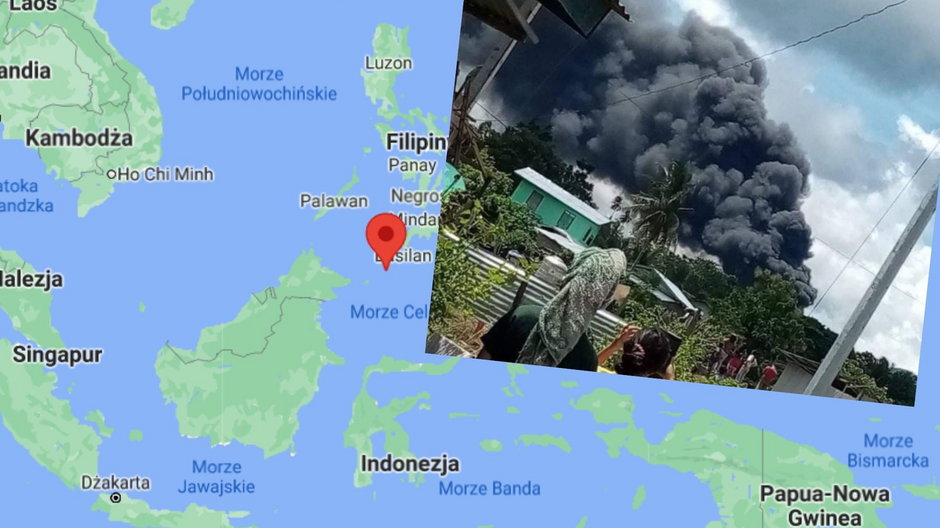 Filipiny. Rozbił się samolot wojskowy 
