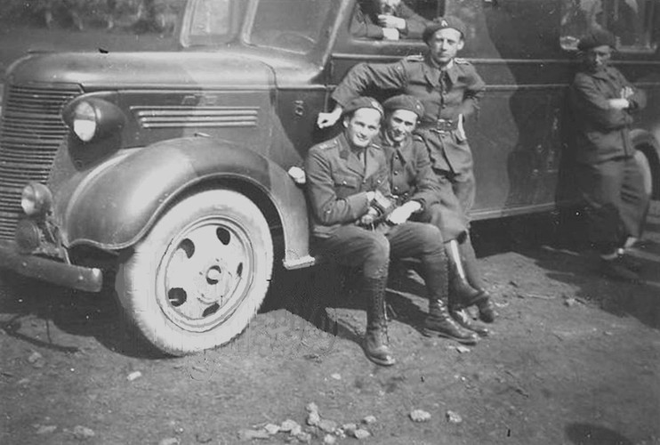 Chevrolet używany przez żołnierzy Samodzielnej Brygady Strzelców Podhalańskich. Norwegia 1940 r.