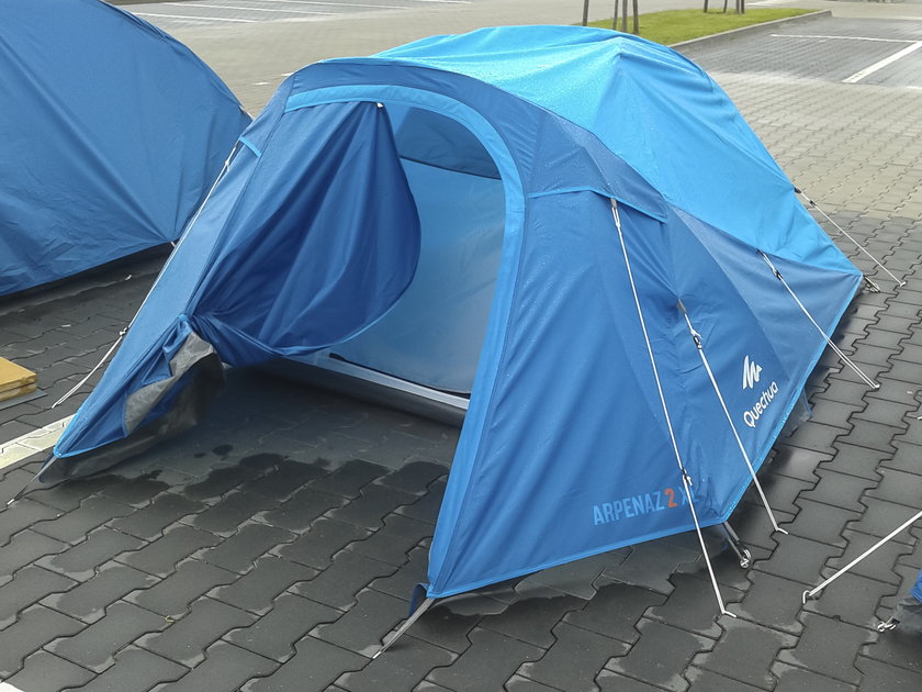 Test namiotów
