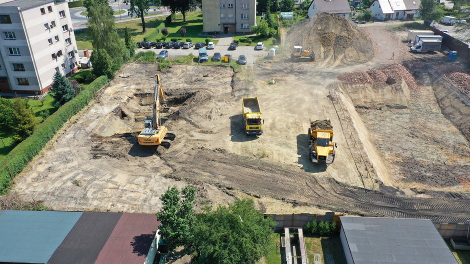 Rozpoczął się pierwszy etap budowy osiedla Luiza w Łące - 27.06.2022 - autor: pless.pl