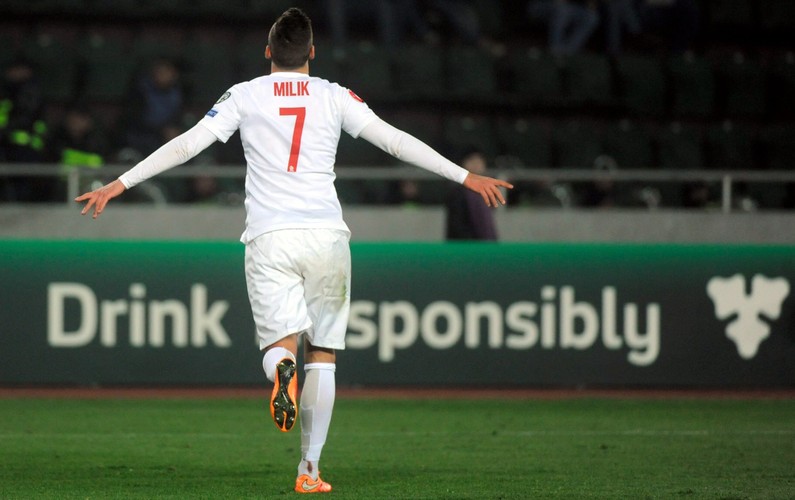 Nokaut w Tbilisi. Gruzja na deskach po golach Glika, Krychowiaka, Mili i Milika