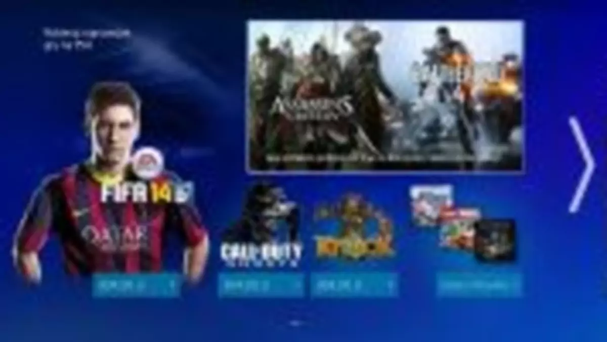 Przeglądamy menu PlayStation 4