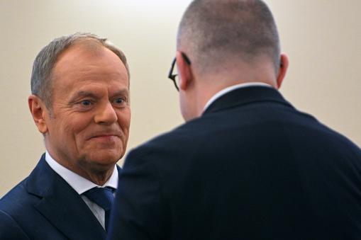 Premier Donald Tusk i minister sprawiedliwości Adam Bodnar