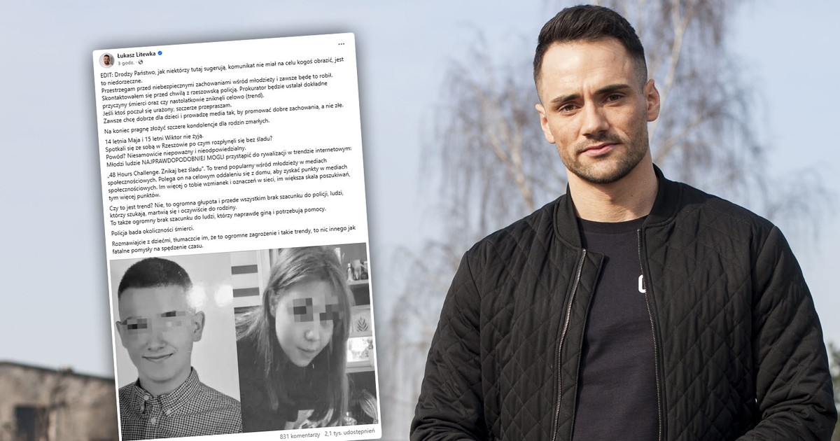 Tragiczne zaginięcie i śmierć nastolatków. Znany poseł przeprasza za swój wpis