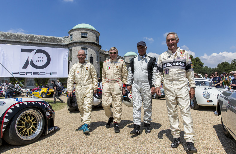 70 lat Porsche – parada w Goodwood