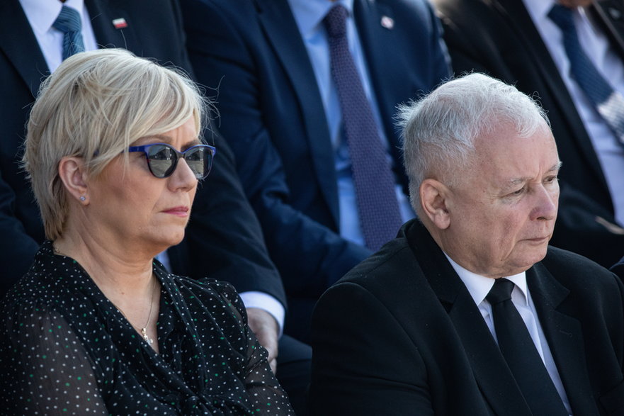 Julia Przyłębska i Jarosław Kaczyński