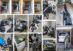 Wielki nalot policji na złodziei aut. Dziuple jak hale produkcyjne koncernu