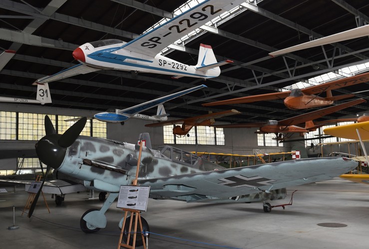 Messerschmitt Bf-109G-6 w Muzeum Lotnictwa Polskiego w Krakowie