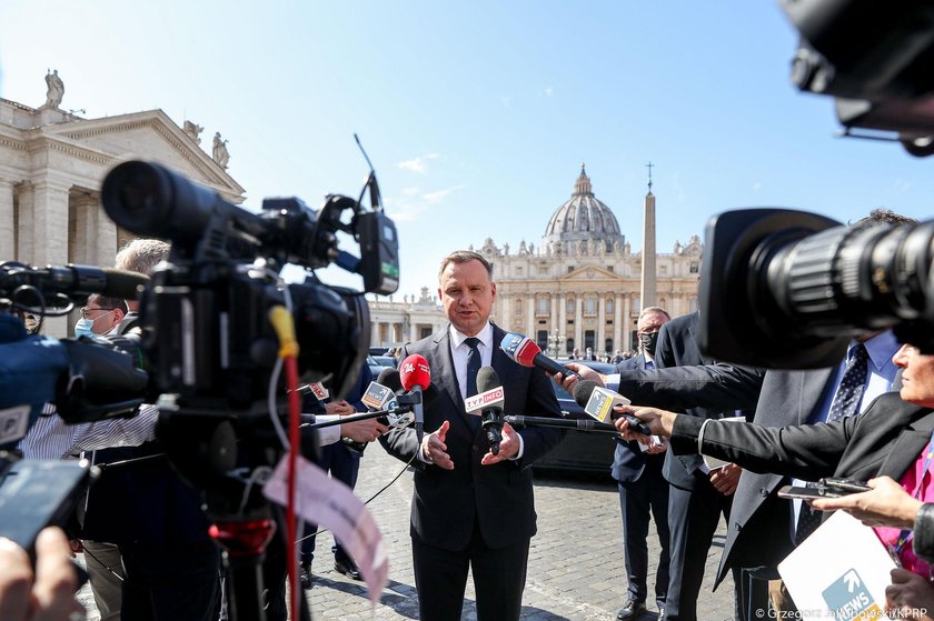 Prezydent Duda u papieża