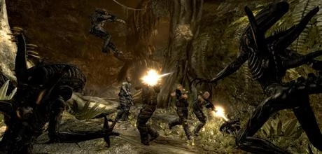 Screen z gry "Aliens vs Predator"