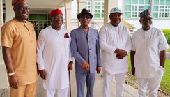 Confusion in G5 as Wike walks out on Ikpeazu, Ortom in London