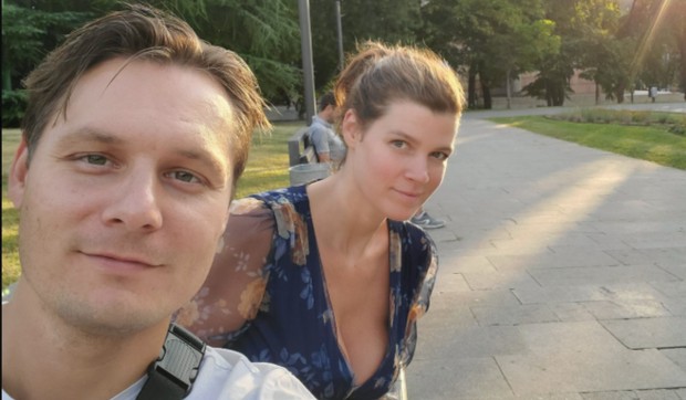Ivana Jovanović sa mužem