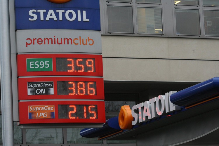 Ceny benzyny, oleju napędowego i gazu LPG w 2008 roku