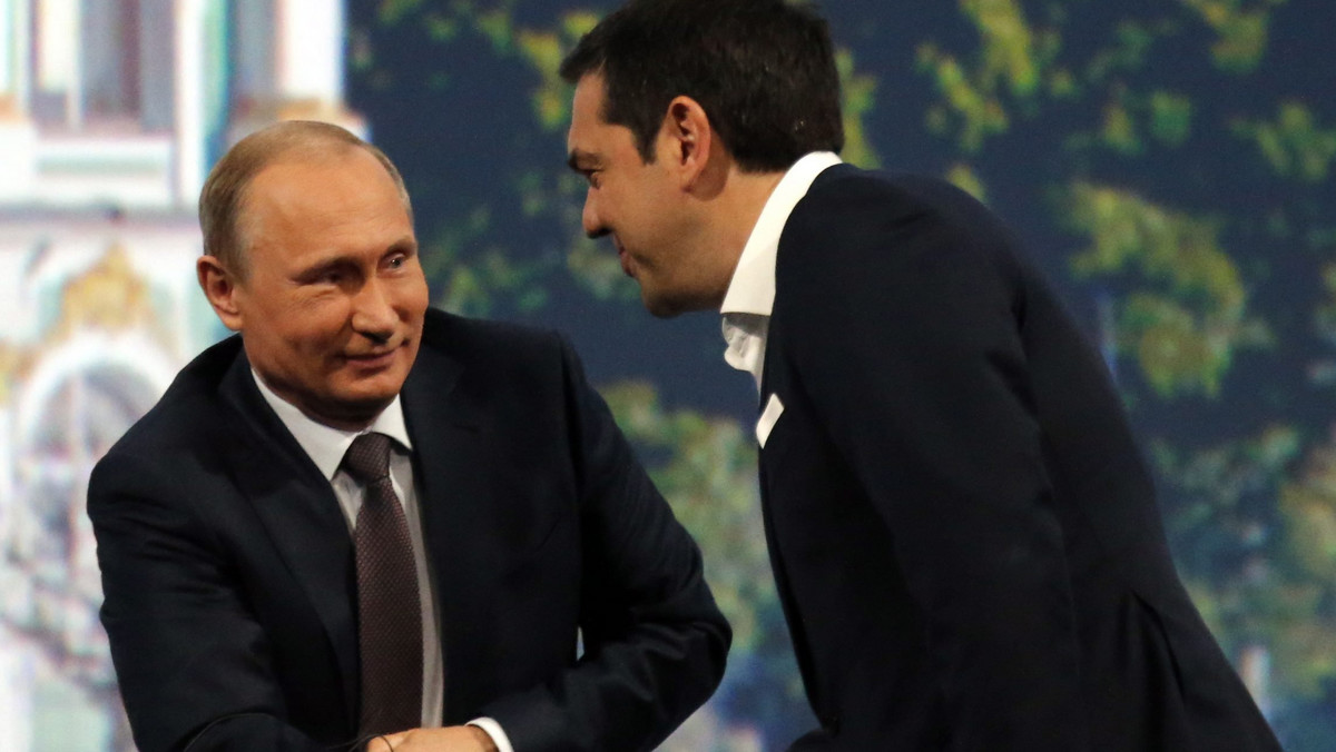 Na spotkaniu prezydenta Rosji Władimira Putina z premierem Grecji Aleksisem Ciprasem nie było mowy o pomocy finansowej dla Grecji - poinformował rzecznik Kremla Dmitrij Pieskow. Dodał, że dwaj przywódcy mówili m.in. o dostawach produktów rolnych.