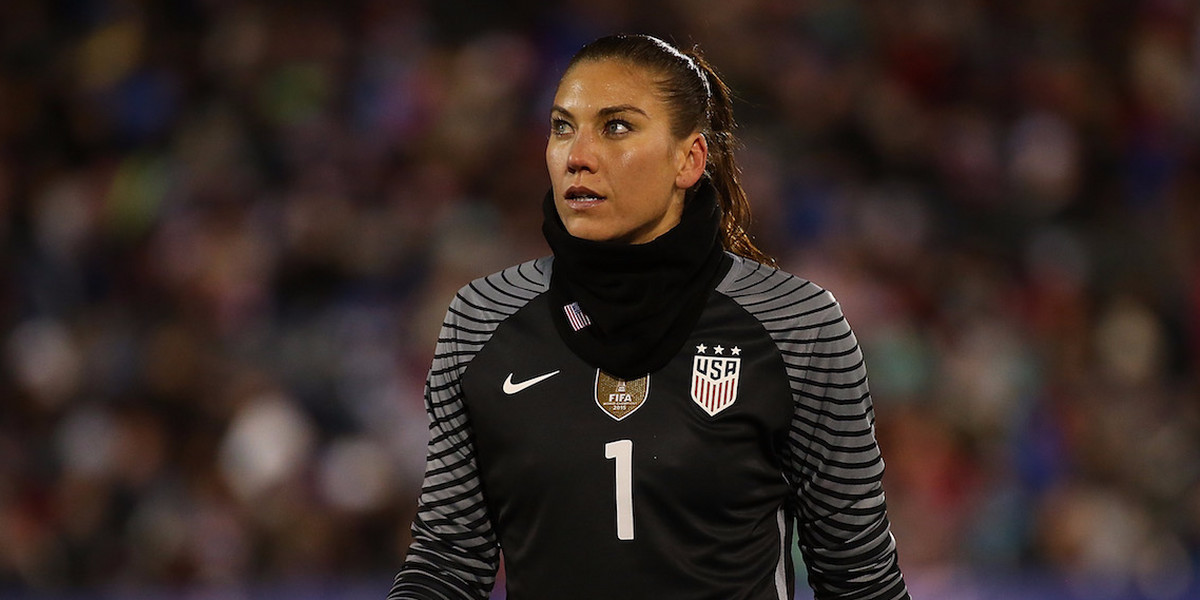 Hope Solo, the US soccer team's star goalie, has been suspended for six months by the US Women's National Team.
