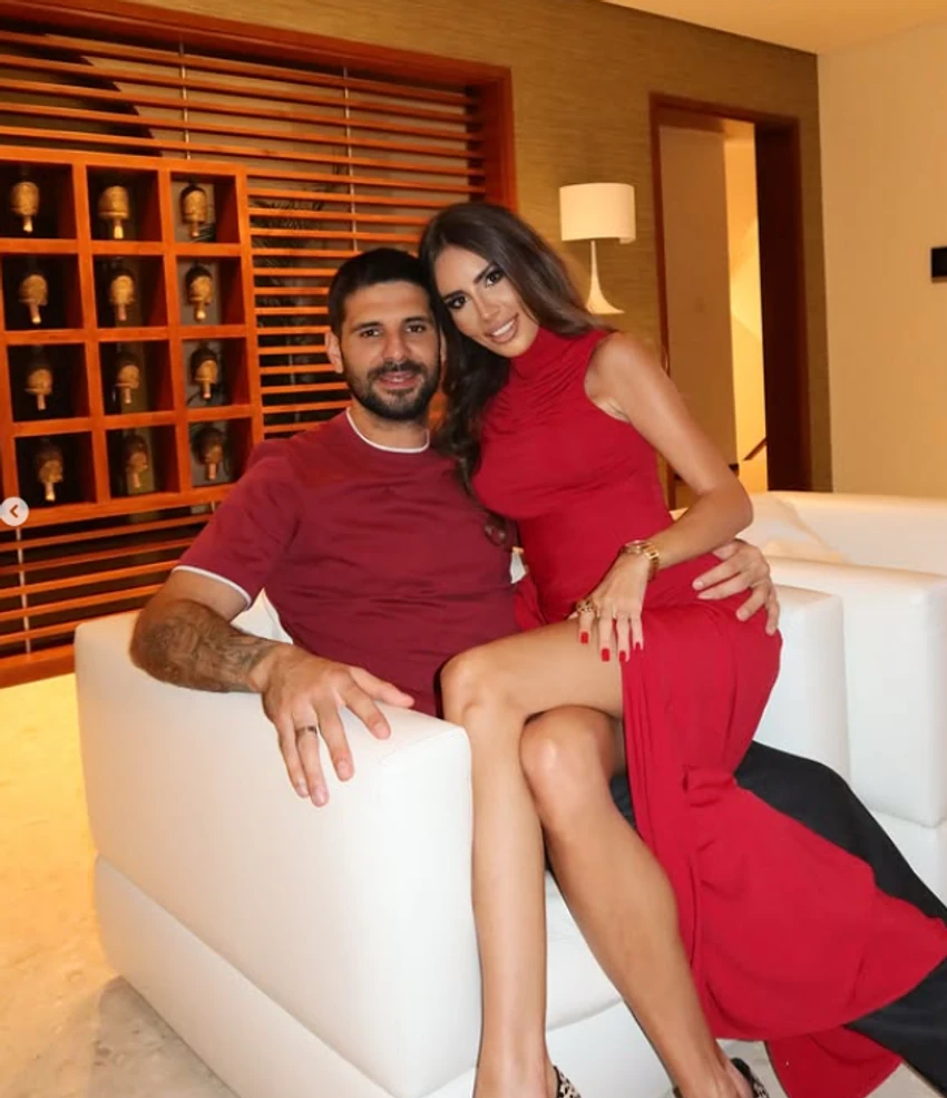 Aleksandar Mitrović sa ženom 