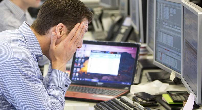 A trader in London.